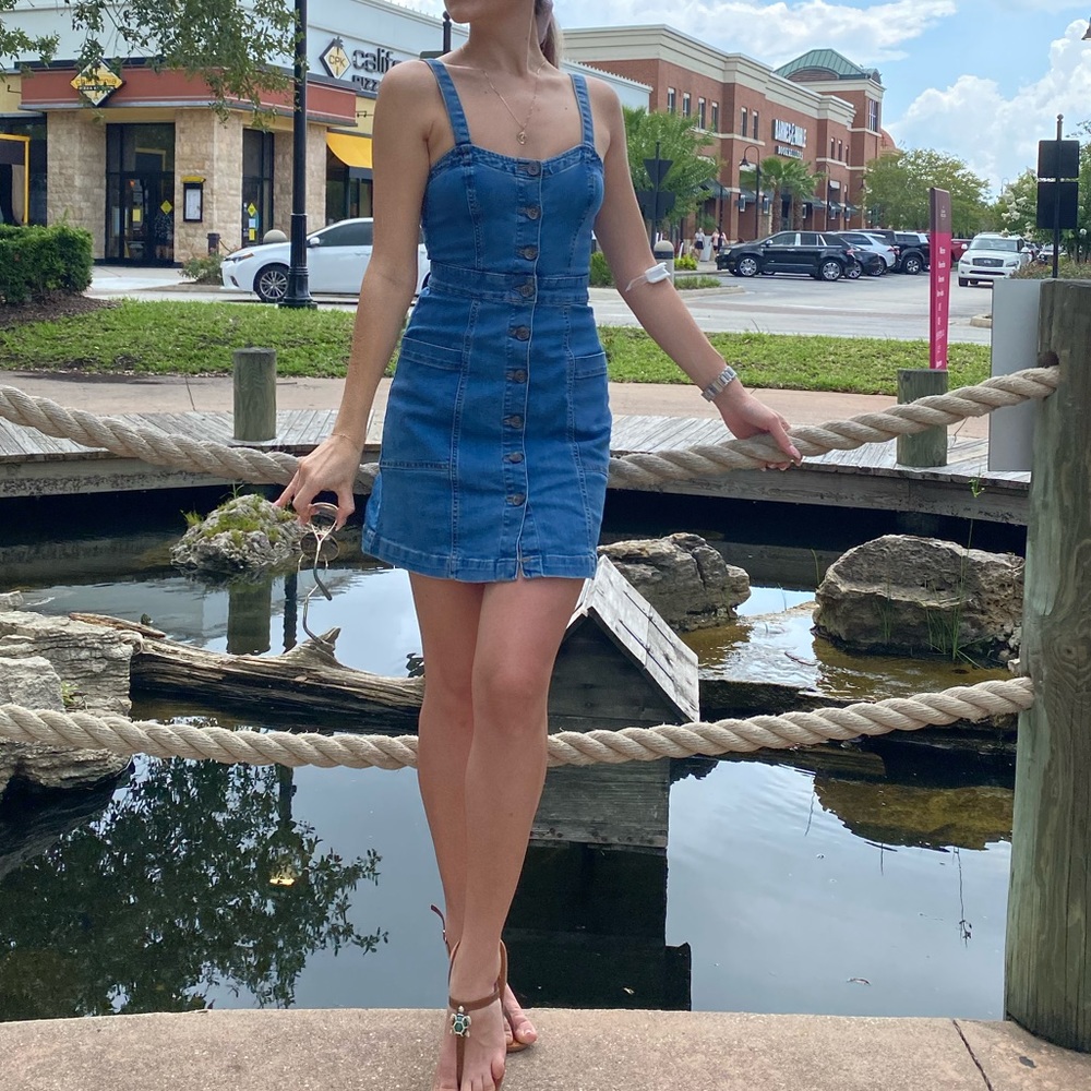 Denim dress
